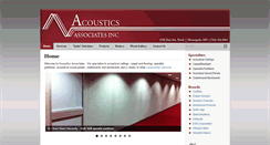 Desktop Screenshot of acousticsassociates.com